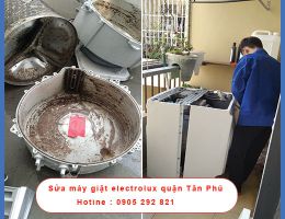 Sửa máy giặt electrolux quận Tân Phú